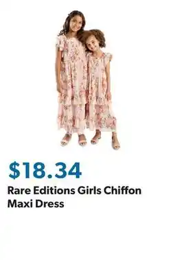 Sam's Club Rare Editions Girls Chiffon Maxi Dress offer