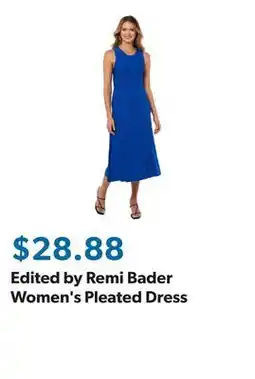 Sam's Club Edited by Remi Bader Women's Pleated Dress offer