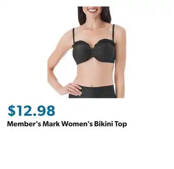 Sam's Club Member's Mark Women's Bikini Top offer