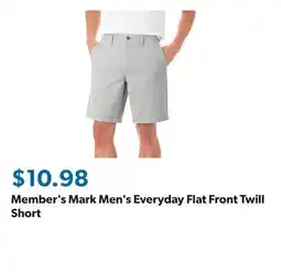 Sam's Club Member's Mark Men's Everyday Flat Front Twill Short offer