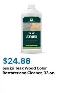 Sam's Club oso izi Teak Wood Color Restorer and Cleaner, 33 oz offer