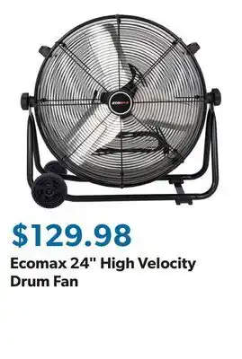 Sam's Club Ecomax 24 High Velocity Drum Fan offer