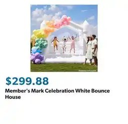 Sam's Club Member's Mark Celebration White Bounce House offer