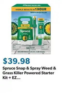 Sam's Club Spruce Snap & Spray Weed & Grass Killer Powered Starter Kit + EZ AIM, 74 oz offer