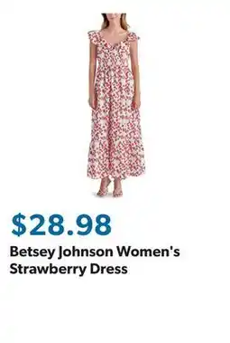 Sam's Club Betsey Johnson Women's Strawberry Dress offer