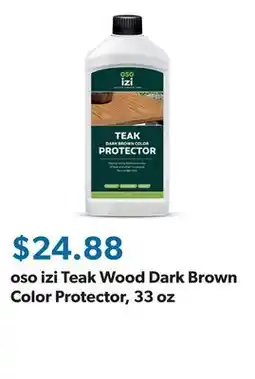 Sam's Club oso izi Teak Wood Dark Brown Color Protector, 33 oz offer