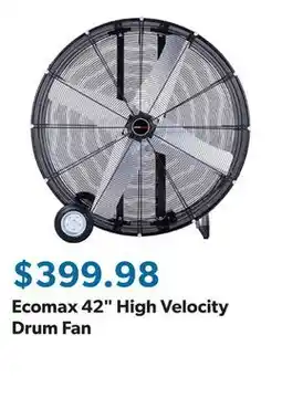 Sam's Club Ecomax 42 High Velocity Drum Fan offer