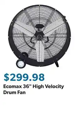 Sam's Club Ecomax 36 High Velocity Drum Fan offer