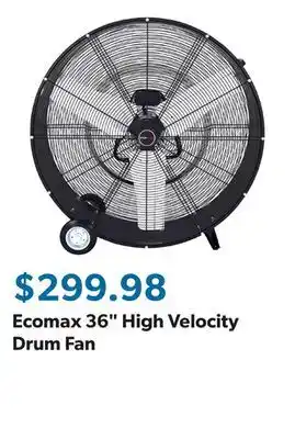 Sam's Club Ecomax 36 High Velocity Drum Fan offer