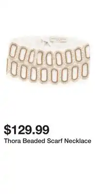 TJ Maxx Thora Beaded Scarf Necklace offer