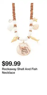 TJ Maxx Rockaway Shell And Fish Necklace offer