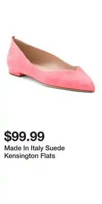 TJ Maxx Made In Italy Suede Kensington Flats offer