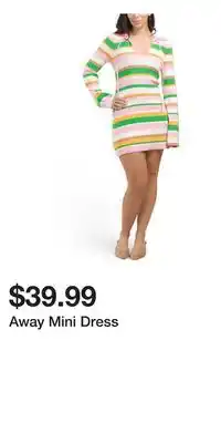 TJ Maxx Away Mini Dress offer