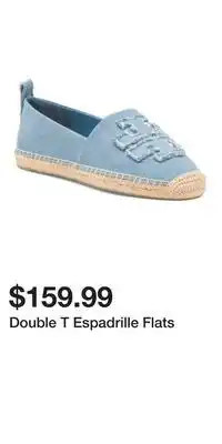 TJ Maxx Double T Espadrille Flats offer