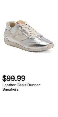 TJ Maxx Leather Oasis Runner Sneakers offer