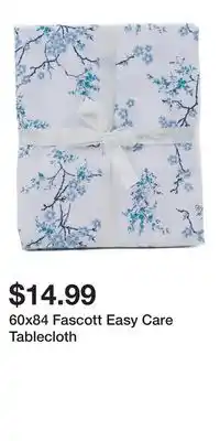 TJ Maxx 60x84 Fascott Easy Care Tablecloth offer