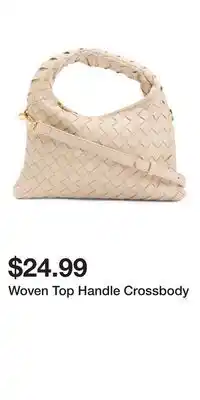 TJ Maxx Woven Top Handle Crossbody offer