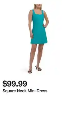 TJ Maxx Square Neck Mini Dress offer