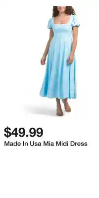 TJ Maxx Made In Usa Mia Midi Dress offer