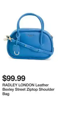 TJ Maxx RADLEY LONDON Leather Bexley Street Ziptop Shoulder Bag offer