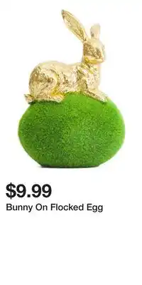 TJ Maxx Bunny On Flocked Egg offer