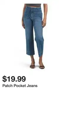 TJ Maxx Patch Pocket Jeans offer