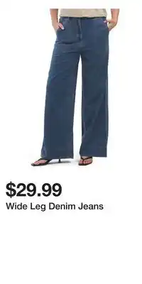 TJ Maxx Wide Leg Denim Jeans offer