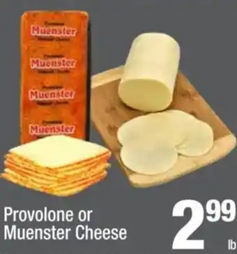 Super King Markets Provolone or Muenster Cheese offer