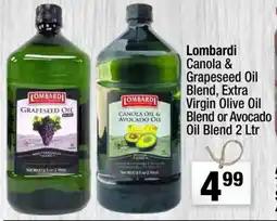 Super King Markets Lombardi Canola & Grapeseed Oil Blend, Extra Virgin Olive Oil Blend or Avocado Oil Blend offer