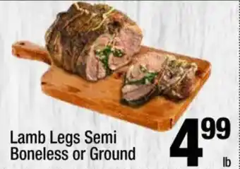 Super King Markets Lamb Legs Semi Boneless or Ground offer