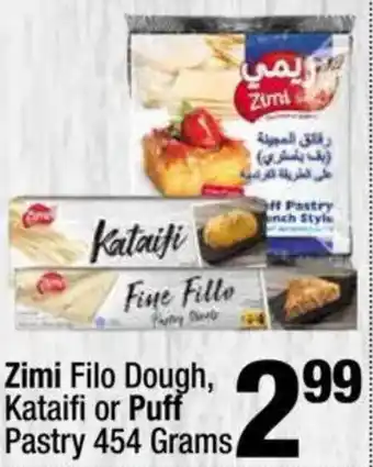 Super King Markets Zimi Filo Dough, Kataifi or Puff Pastry offer