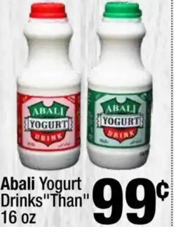 Super King Markets Abali Yogurt Drinks"Than" offer