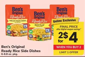 ACME Ben's Original Ready Rice Side Dishes offer