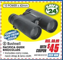 Big 5 Bushnell Pacifica Guide 10x42mm Binoculars offer