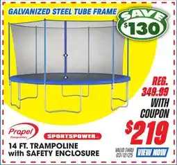 Big 5 Sportspower 14' Trampoline with Safety Enclosure offer