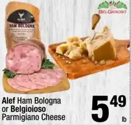 Super King Markets Alef Ham Bologna or Belgioioso Parmigiano Cheese offer