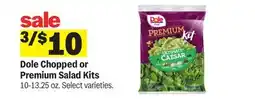 Meijer Dole Chopped or Premium Salad Kits offer