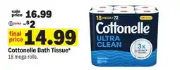 Meijer Cottonelle Bath Tissue offer