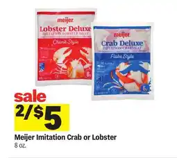 Meijer Meijer Imitation Crab or Lobster offer