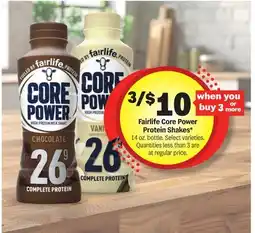 Meijer Fairlife Core Power Protein Shakes offer