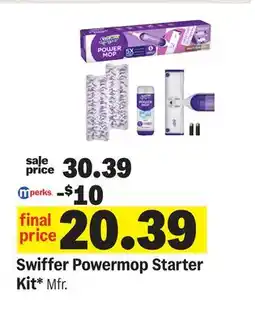 Meijer Swiffer Powermop Starter Kit offer