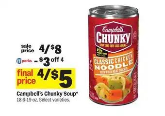 Meijer Campbell's Chunky Soup offer