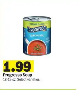 Meijer Progresso Soup offer