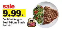 Meijer Certified Angus Beef T-Bone Steak offer