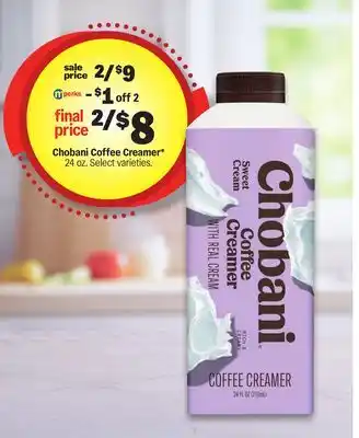 Meijer Chobani Coffee Creamer offer