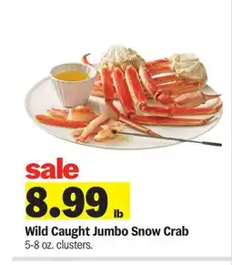 Meijer Wild Caught Jumbo Snow Crab offer