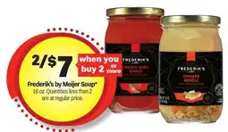 Meijer Frederik's by Meijer Soup offer