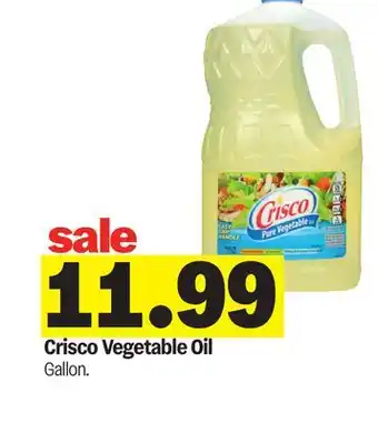 Meijer Crisco Vegetable Oil offer