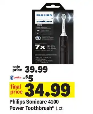 Meijer Philips Sonicare 4100 Power Toothbrush offer