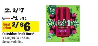 Meijer Outshine Fruit Bars offer